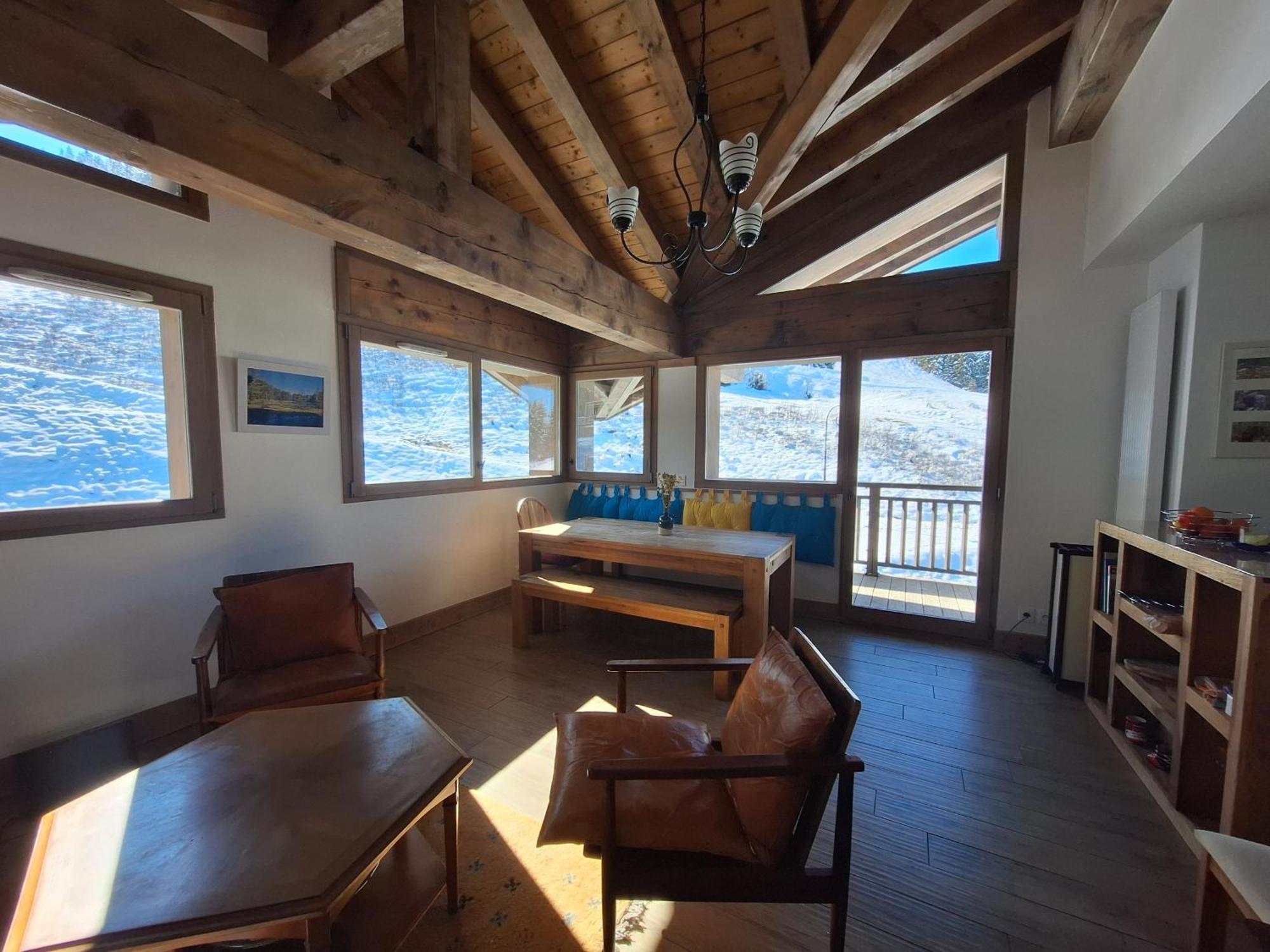 Les 7 Laux Immobilier Chalet F Prapoutel Luaran gambar